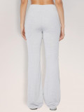 Solid Color Ruched Micro Flare Pants GZJF-6615