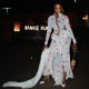Print Long Sleeve Ruched Ruffles Maxi Dress GJYO-303710