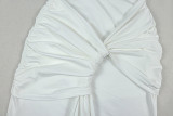 Sleeveless Solid Color Backless Maxi Dress GJYO-303622