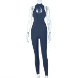 Hollow Out Sleeveless Backless Jumpsuit GJYO-006213