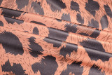 Leopard Print Long Sleeve Bodycon Dress GJYO-302099