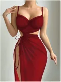 Lingerie Sexy Slash Shoulder Beach Set YQ-W904