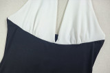 Deep V Neck Ruched Tapered Waist Maxi Dress GJYO-302623