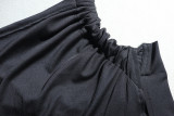 Solid Color Backless Split Maxi Dress GJYO-298270