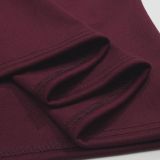 Square Neck Solid Color Big Swing Midi Dress GAXB-A704DS