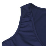 Solid Color Ruched Sleeveless Mini Dress GAXB-W214DS