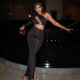 Single Shoulder Solid Color Split Maxi Dress GJYO-302213