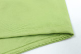 Solid Color Zipper Yoga Sport Two Piece Pants Set GJYO-917051