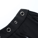 Slash Shoulder Long Sleeve Tops FL-25022