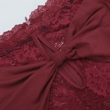 One Shoulder Long Sleeve Lace Maxi Dress FL-25437