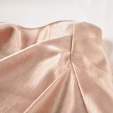 Solid Color Satin Long Skirt ANDF-8140