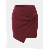 Solid Color Irregular Stack Pleated Skirt ANDF-WW6505/WW6508