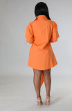 Long Sleeve Tie Up Shirt XHXF-942