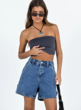 Casual Loose Denim Shorts GYAN-8946