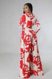 Long Sleeve Print Two Piece Pants Set XHXF-8635