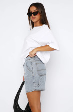 Casual Loose Denim Shorts GYAN-8946