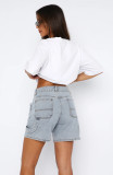 Casual Loose Denim Shorts GYAN-8946