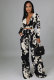 Long Sleeve Print Two Piece Pants Set XHXF-8635