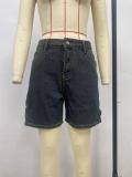 Casual Loose Denim Shorts GYAN-8946
