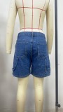 Casual Loose Denim Shorts GYAN-8946
