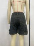 Casual Loose Denim Shorts GYAN-8946
