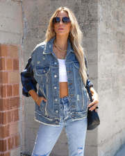Long Sleeve Lapel Denim Coats GYAN-616