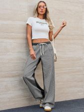 Loose Color Block Wide Leg Jeans GYAN-059