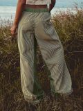 Loose Color Block Wide Leg Jeans GYAN-059