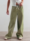 Loose Color Block Wide Leg Jeans GYAN-059