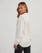 Fashion Long Sleeve Single Breasted Denim Shirt GYAN-16810
