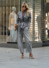 Fashion Deniim Coats Two Piece Pants Set GYAN-907