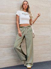 Loose Color Block Wide Leg Jeans GYAN-059