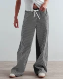 Loose Color Block Wide Leg Jeans GYAN-059