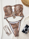 Sexy Backless Wrap Chest Leopard Print Bikini Set CSYZ-G685KY
