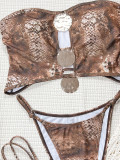 Sexy Backless Wrap Chest Leopard Print Bikini Set CSYZ-G685KY