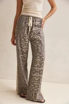 Leopard Print Loose Pants GYAN-893
