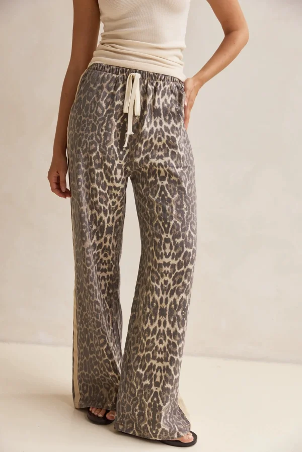 Leopard Print Loose Pants GYAN-893