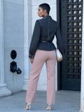 Plus Size Long Sleeve Lapel Denim Shirt GYLN-7767