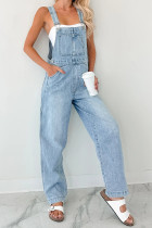 Fashion Denim Slim Overalls Jumpsuit GYAN-89200