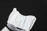 Mesh See Through Tank Top Long Skirt 2 Piece Set  GZJQ-K25S89818