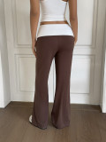 Casual Color Block Loose Pants GZYU-K26110007
