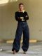 Fashion Patchwork Loose Straight Jeans GYLN-1025