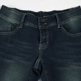 Casual Washed Flare Jeans GQLF-44330