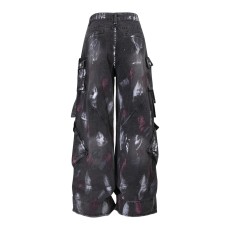Fashion Loose Patchwork Straight Jeans GQLF-9898
