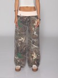 Fashion Patchwork Loose Straight Jeans GQLF-8564