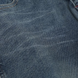 Vintage Low-Rise Button Jeans GQLF-6666