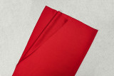 Solid Color Ruched Slash Neck Maxi Dress  GJYO-303986