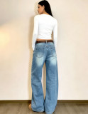 Fashion Loose Straight Jeans GAKF-60114