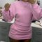 VIP1 Print Long Sleeve Two Piece Skirts Set QKYF-71634