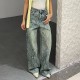 Snake Print Straight Jeans GQLF-1627